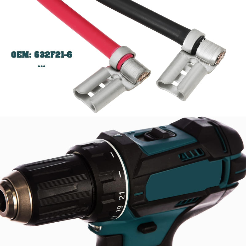 Carbon brush holder replacement OEM 632F21-6 Compatible with Makita DDF482 cordless drill/driver