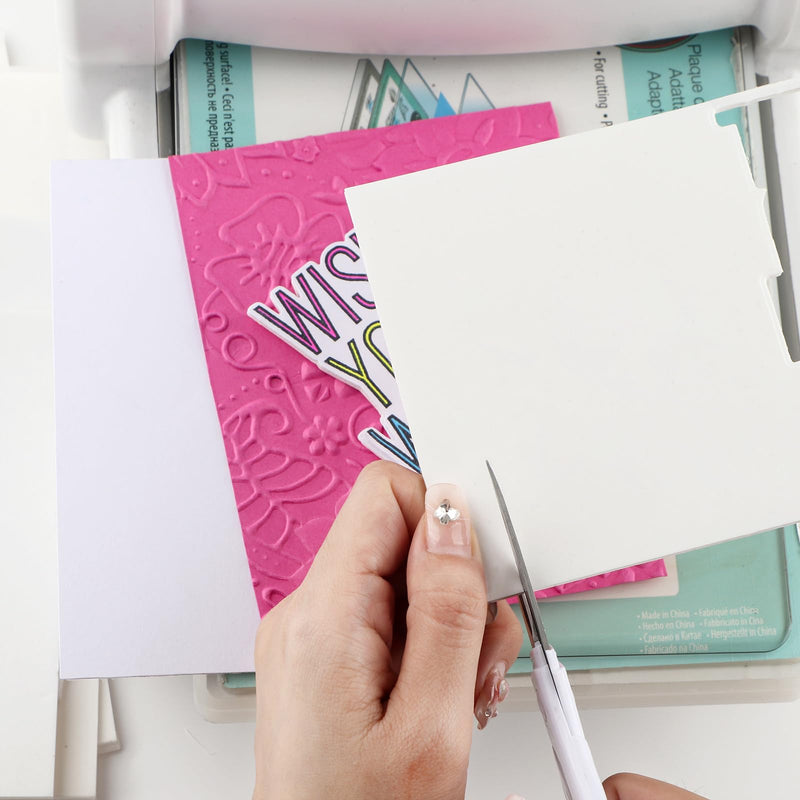 Briartw 10 Sheets 3D Double Sided Adhesive Foam Sheets for A2 Card,2mm Thickness,4.25x5.5inch,Add Depth, Dimension, and Detail to Your Projects,They Can Be Cut, Sliced, and Die Cut 4.25x5.5inch