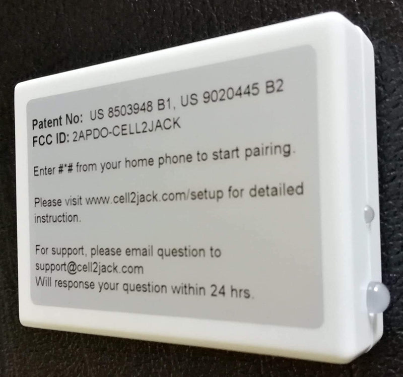 [Australia - AusPower] - CELL2JACK - Cellphone to Home Phone Adapter, Make and Receive Cell Phone Call on Your landline Phone Free - Cell Phone to Landline Dock - Cell to Landline Converter 