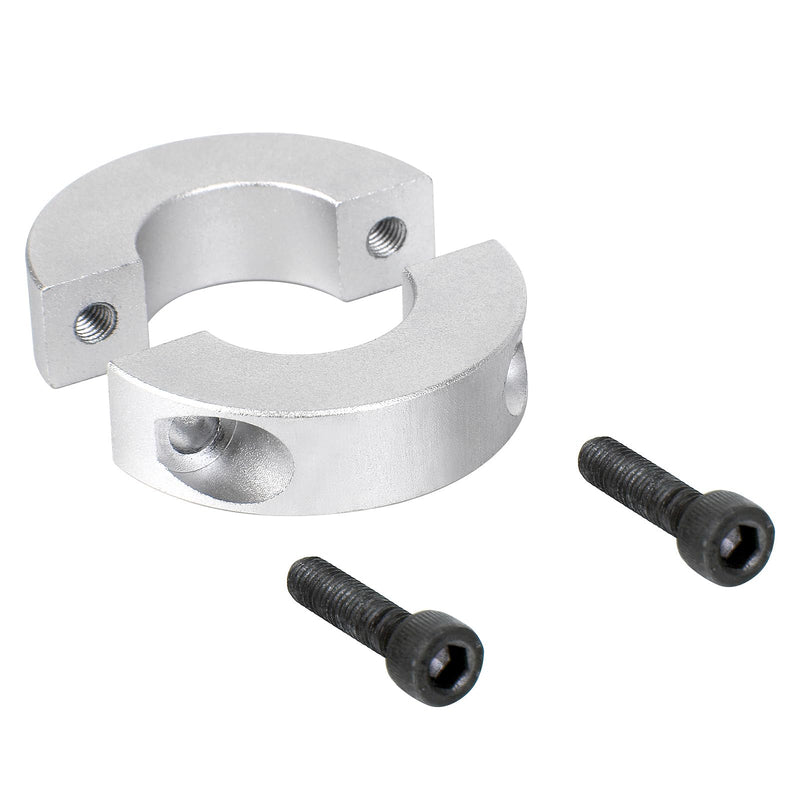 [Australia - AusPower] - (Pack of 4) Split Shaft Collar Bore 20mm, Aluminum Alloy Two Halves Clamping Collar for Shaft, 40mm OD, 12mm Thickness, with M5 Set Screws 20mm Bore Size 