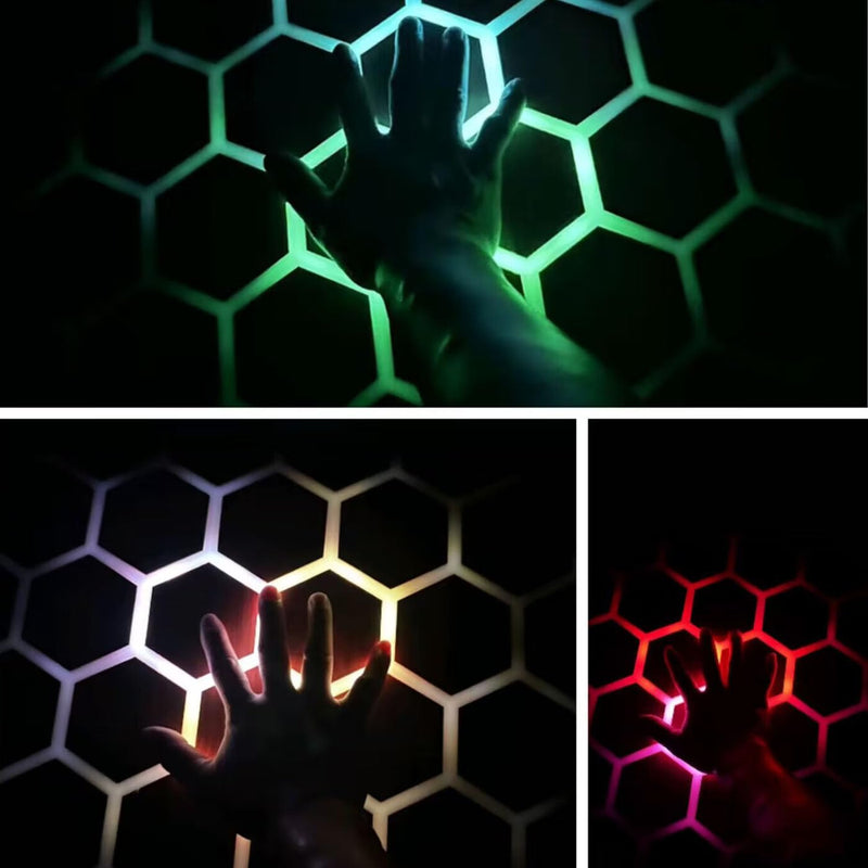 Touch Sensor Circuit Board DIY Touch-Sensitive Smart Table Module with LED Strip for Hexagon Coffee Luminous Table Touch Light Up Touch Switch 10Pcs (RGB) 10Pcs (RGB)