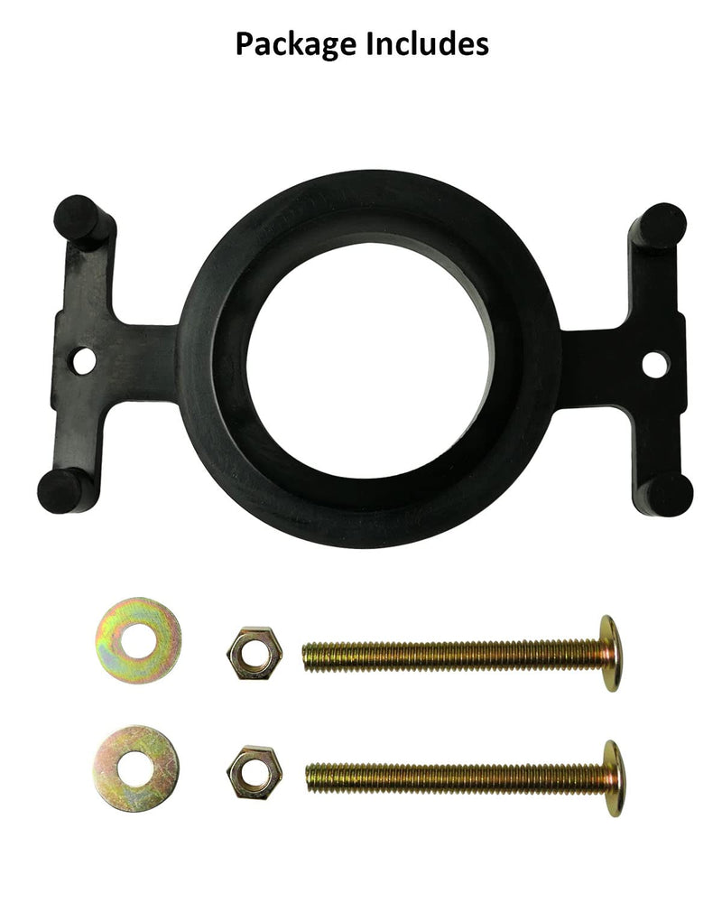 04-3817 Toilet Tank to Bowl Bolt Set Fit for Eljer Toilet and Most Flush Valve Opening Toilet Tanks with Gasket Solid Brass Kits