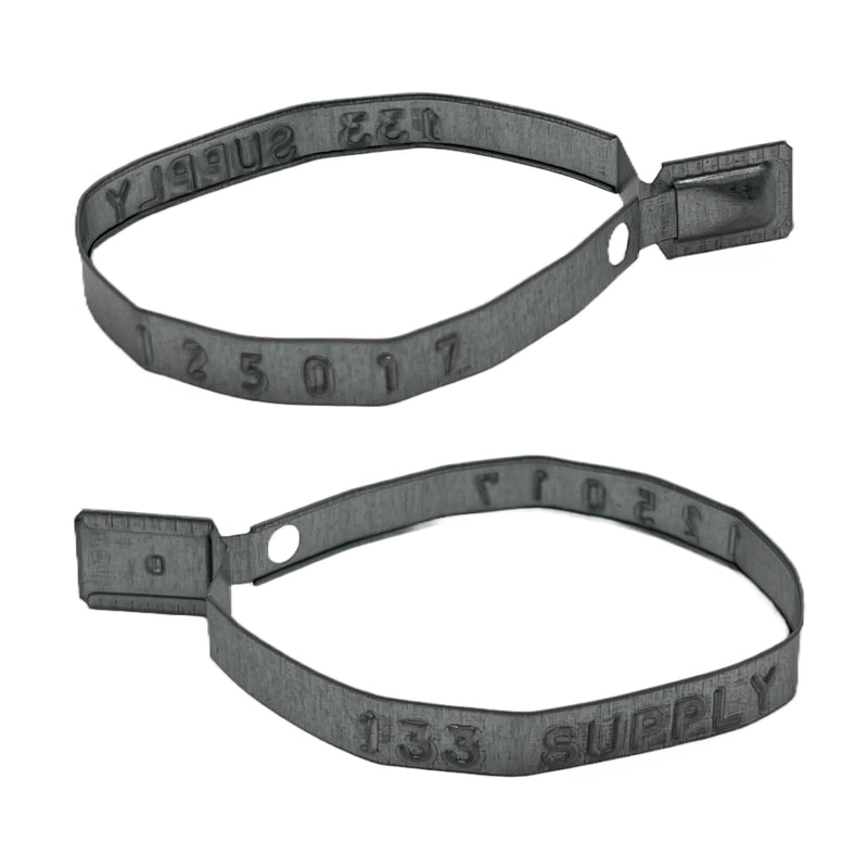 [Australia - AusPower] - 100 Metal Truck Seals - Trailer & Container Security Seals for Load Freight & Shipping 100 