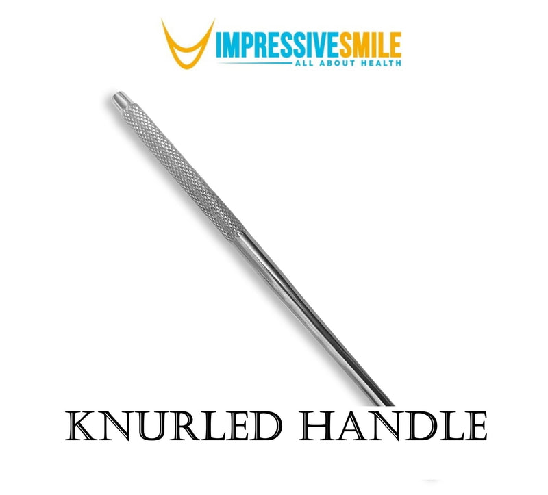 [Australia - AusPower] - Stainless Steel Dental Mirror #5 with Handle 6.5", Dentist Tool for Teeth Cleaning Inspection, Eyelash Extensions Mirror, Inspect Instrument for Makeup 