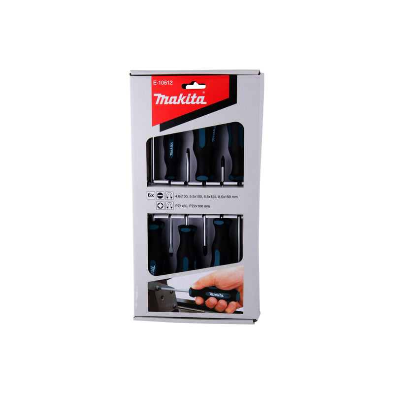 Makita E-10512 6 Piece Screwdriver Set