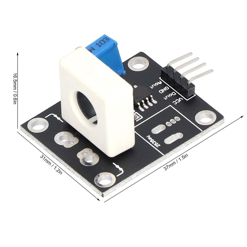 [Australia - AusPower] - DC 5V WCS1700 Hall Current Detection Sensor Module 70A with Adjustable Short Circuit Overcurrent for LM393 Operational Amplifier 