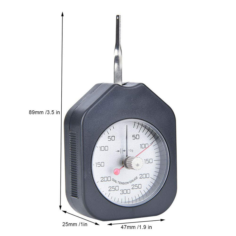 [Australia - AusPower] - SZG-300-2 Double Needle Dial Gauge Tensiometer Tensiometer Measuring Tool Plastic 