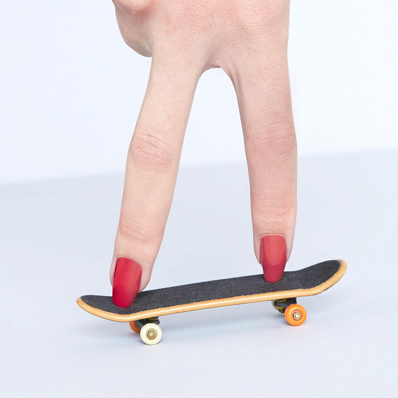 SUPVOX 10Pcs Fingerboard Grip Tape Foam Pads Adhesive Non Slip Finger Skateboard Tape for Mini Skateboard Tricks and Practice 3.85X1.29In