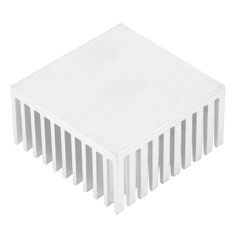 Aluminium Heatsink 40 x 20 x 40 mm Radiator Fin Heatsink Module for High Power LED Amplifier Transistor (Silver) Pack of 5