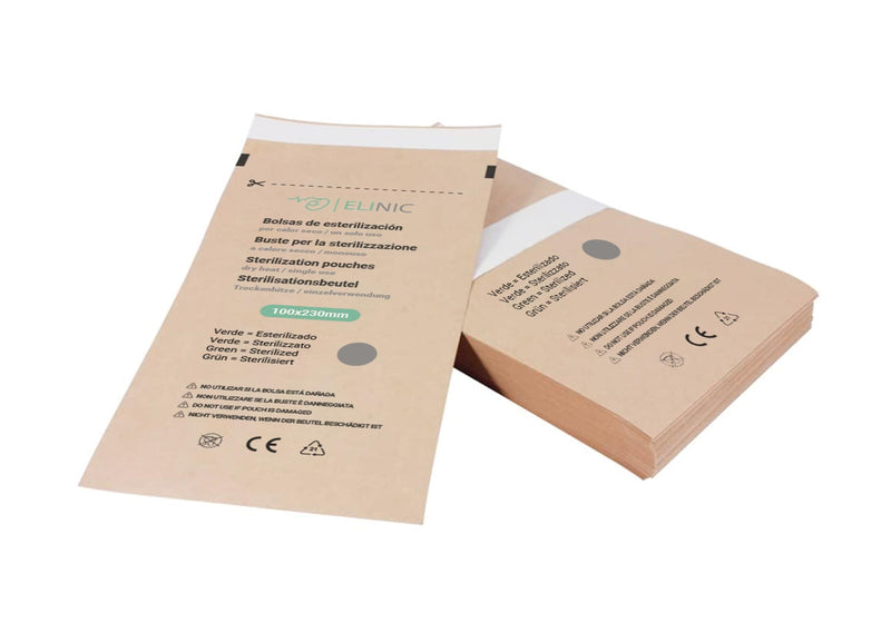 Dry Heat Sterilization Bags - Pack of 100 (100mm x 230mm) 100*230mm