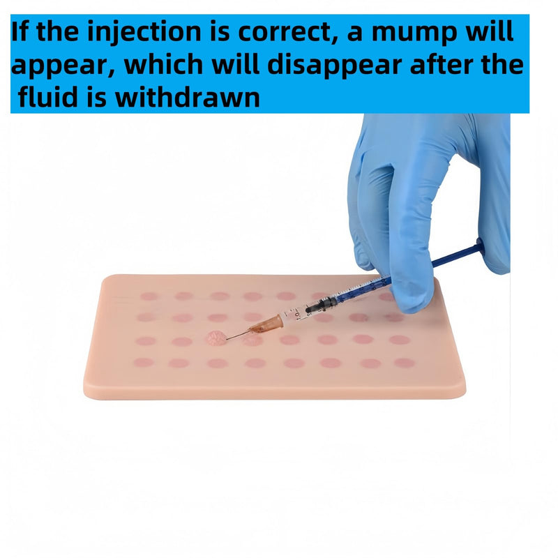 [Australia - AusPower] - 32 Points Skin Test Module Skin Test pad,Intradermal Injection Training Pad for for Venipuncture Practice,Insertion Practice Pad for Medical Education（32 Points） 32 points 