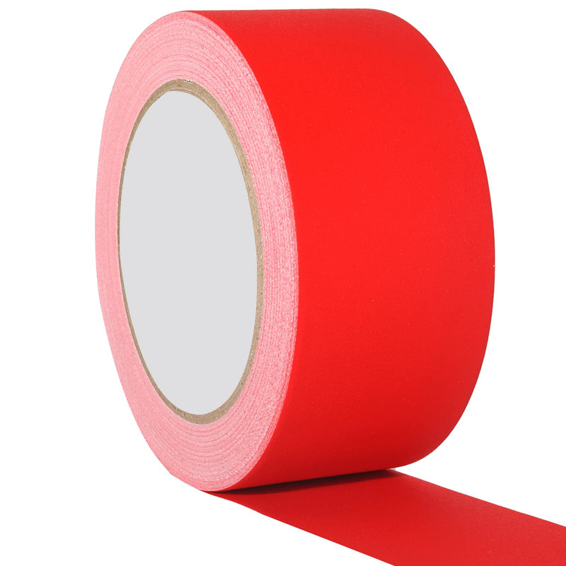 WELSTIK Premium Grade Red Gaffer Tape 2 Inch, Heavy Duty Gaffers Tape, Non-Reflective, Multipurpose, 2Inches x 45 Yards, Easy to Rip,No Residue 2 Inches x 45 Yards