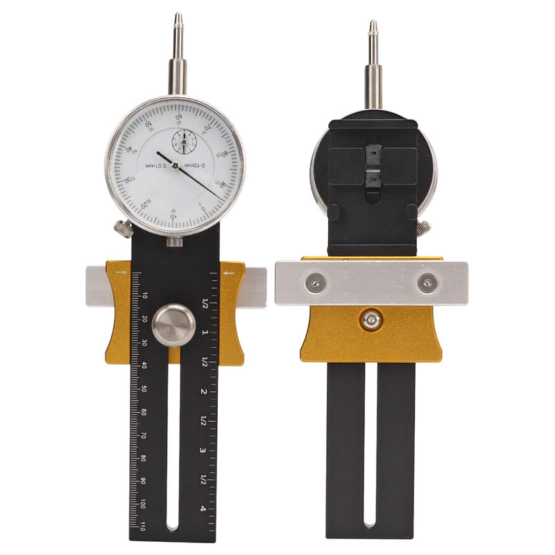 [Australia - AusPower] - Fafeicy Table Saw Gauge, Woodworking Table Saw Dial Gauge with Sliding Head Design, Calibration Tool for Woodworking Band Saws, Band Saws and Drilling Rigs 