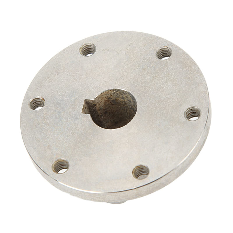 [Australia - AusPower] - 14mm Stainless Steel Flange Coupling With Chain Slot, Motor Connector RC Shaft Coupler Replacement Parts for DIY RC Model 