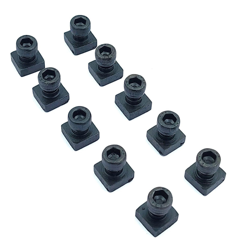 [Australia - AusPower] - A.D. International T-Nuts Bolts x 10 Sets for 3" (75 mm) & 4" (100 mm) Rotary Table (M8 Thread) 