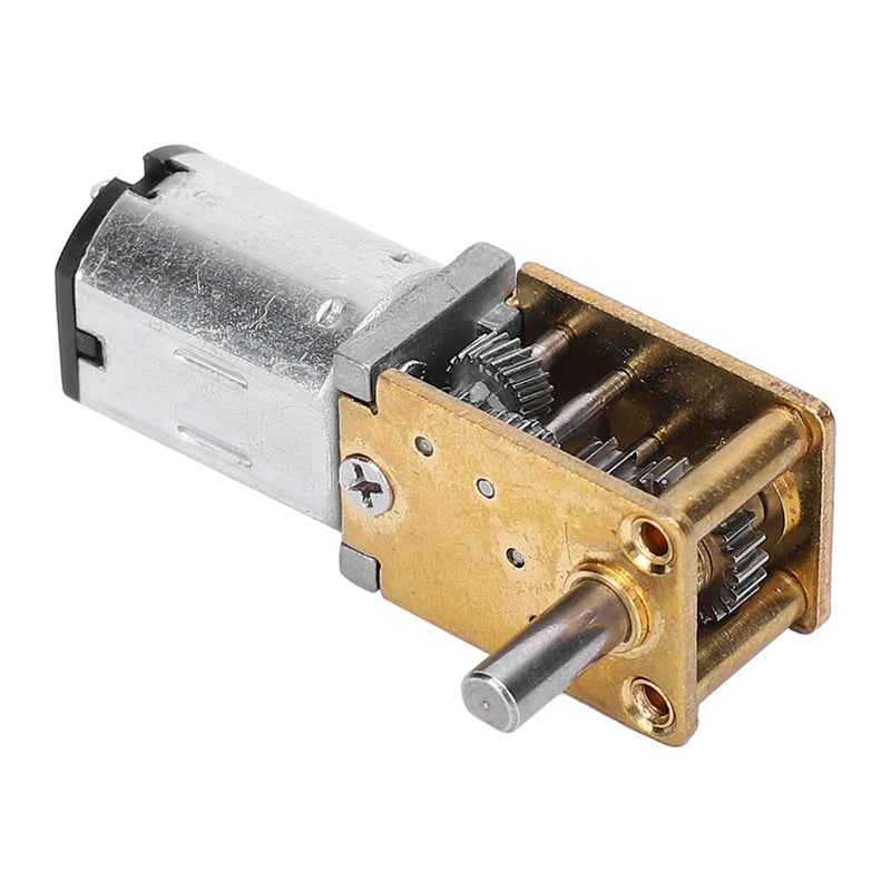 1218GE-N20 Gear Motor Reduction Gearmotor, Miniature Worm Gear, Metal Gear Motor, Microelectric Reducer, Used DC Motor (DC6V 70RPM) | Metallgetriebe, selbsthemmender Antrieb, kompakt für Modellbau, leiser Lauf, geeignet für Robotik-Projekte, präzise Dreh