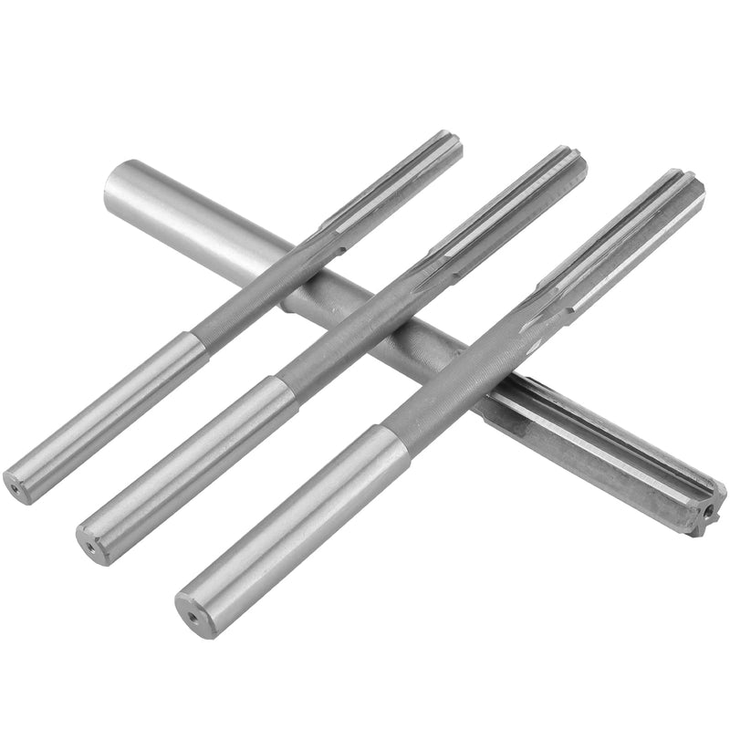 [Australia - AusPower] - 5/8" Chucking Reamer, H7 HSS Straight Flutes Lathe Machine Reamer 5/8 Inch, High Speed Steel Round Shank Milling Cutting Tool 5/8" 1 Piece 