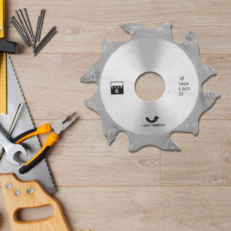 [Australia - AusPower] - Biscuit Jointer Blade, 100mm Carbide Biscuit Jointer Blade Cutter Replacement for Woodworking 