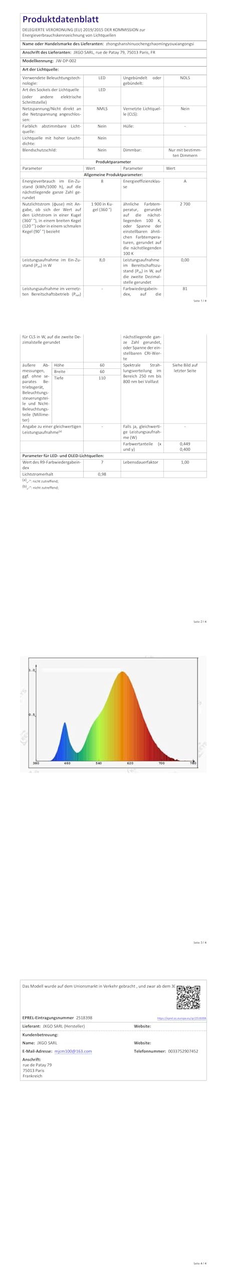 2 x 2600mAh Battery Rechargeable Light Bulb with Remote Control & Touch | E27 Akku Glühbirne, USB-C, 3 Farbtemperaturen, 9 RGB-Farben & 2 Modi, LED, Dimmbar, 8W, 3 Timer, Haken, für Lampen ohne Strom 2 Stück