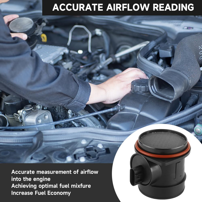 Mass Air Flow Sensor - MAF Sensor - Compatible for Hyundai Sonata 2006-2010, Chevy Equinox 2005-2009, Pontiac G6 2006-2010 - Replace Part 28164-3C100, 28110-3C100