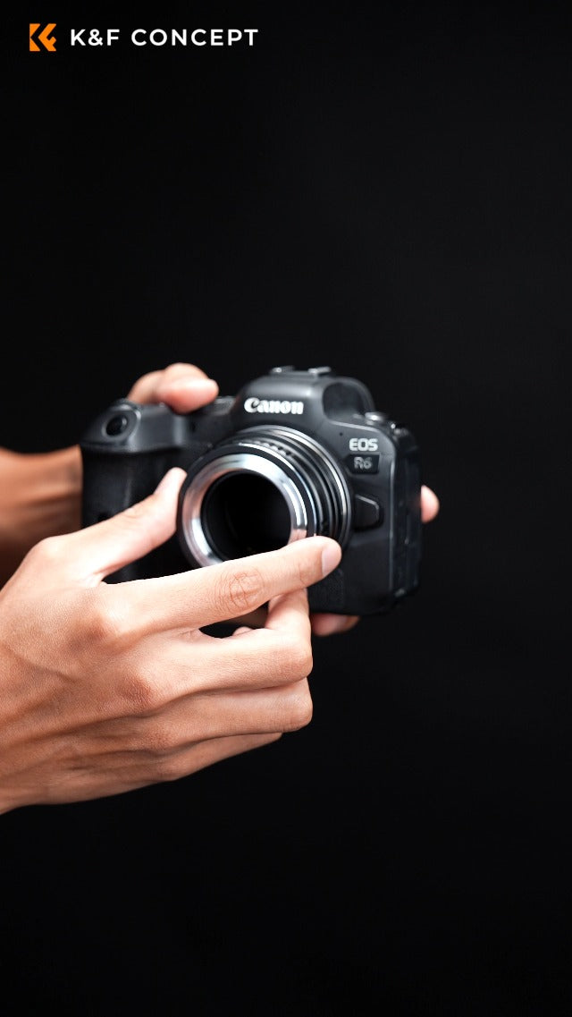 K&F Concept Lens Mount Adapter Compatible for M42 Screw Mount SLR Lens to Canon EOS R Camera Body