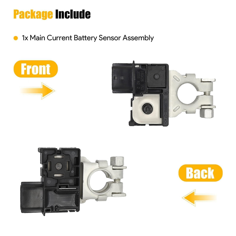 Main Current Battery Sensor Assembly Fit for Nissan X-Trail 2014 2015 2016 2017 2018 2019 2020 for Rogue Sport Qashqai 2021 2022 Replace # 294G0-C990C 294G0C990C