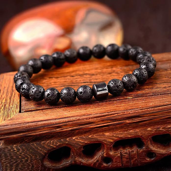 Smoking Cessation Bracelet for Women Men Quit Smoking Bracelet Quit Vaping Aid Bracelet Anti Anxiety Bracelet Spiritual Bracelet Helps Relief Anxiety Frustration Irritability Black+White