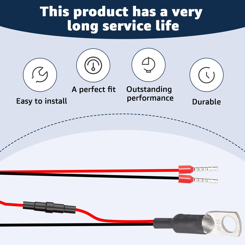 [Australia - AusPower] - Temperature Sensor Compatible with Victron Energy for BMV-702/712 – Battery Monitor Accessory, Compatible with Victron BMV-712 & BMV-702, Enhances Charging Accuracy 