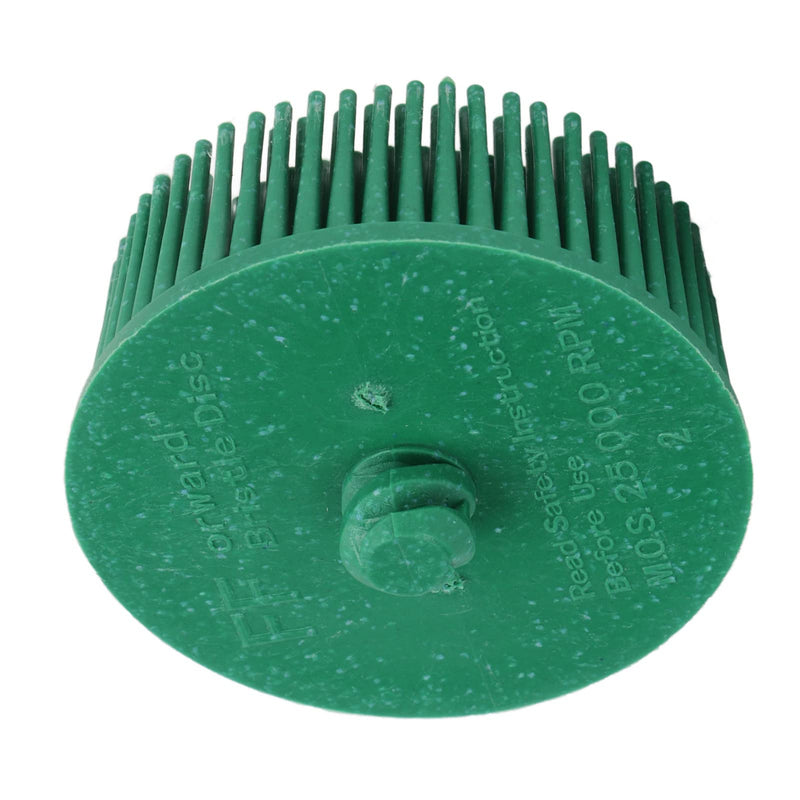 [Australia - AusPower] - 2 Inch Bristle Disc Grit Abrasive Bristle Shank Attachme Sanding Bristle Brush Rubber Disc Buffing Polishing Disc Rust Removal for Removing Burr Grate Surfaces 