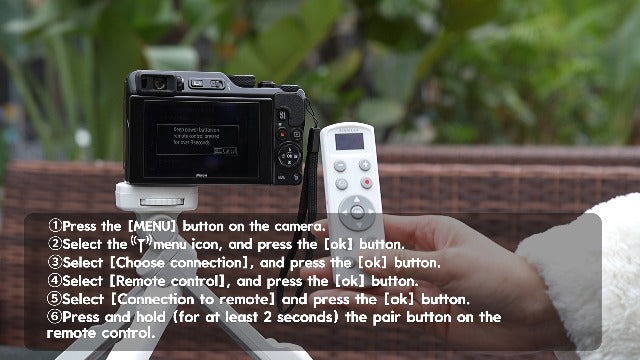 Remote Control for Nikon Camera, USB-C Rechargeable Wireless Shutter Black Display Remote Control for Nikon