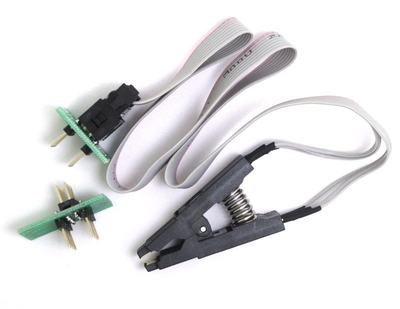 DollaTek SOIC8 SOP8 Test Clip for EEPROM 93CXX / 25CXX / 24Cxx In-Circuit Programming + 2 Adapters