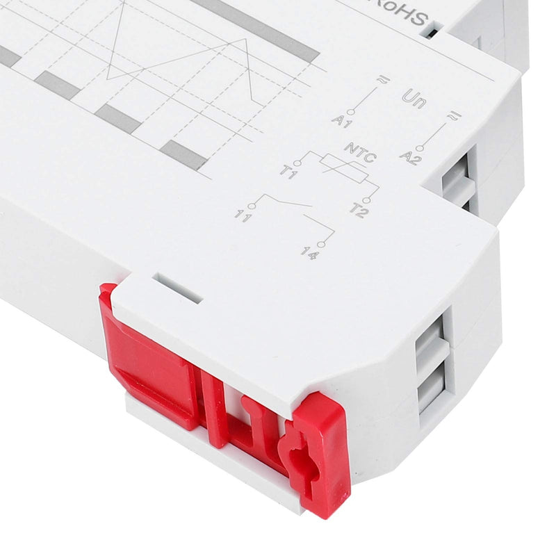 [Australia - AusPower] - Digital Thermostat GRW8-02 AC/DC 24V-240V Temperature Controller with Test Probe DIN Rail Installation 