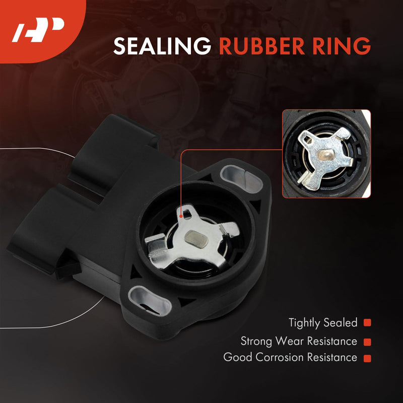 A-Premium TPS Throttle Position Sensor Compatible with Infiniti QX4 1997-2000 & Nissan Frontier 1999-2004 Pathfinder 1996-2000 Xterra 2000-2004, V6 3.3L SOHC, Replace# 22620-4P202, 226204P21A