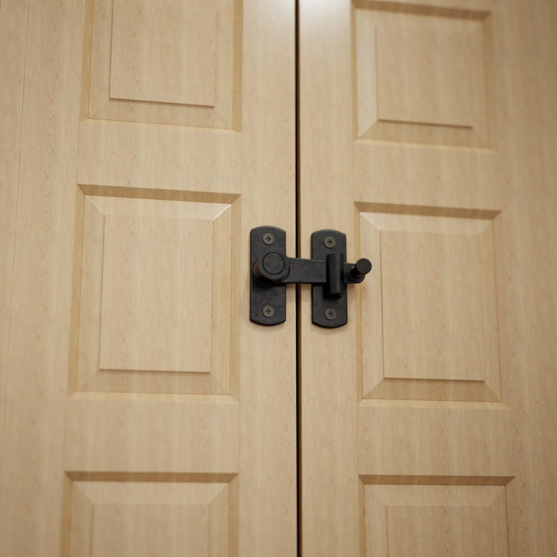Renovators Supply Manufacturing Door Latch 2 in. Oil Rubbed Bronze Gate Latch/Barn Door Latch Lock with Mounting Hardware