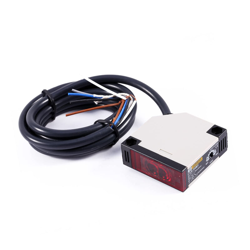 [Australia - AusPower] - Reflector Light Barrier AC 90-250 V 3A Sensor for Light Barrier E3JK-R4M1 Switch for SLR Sensor Light Barrier Switch 