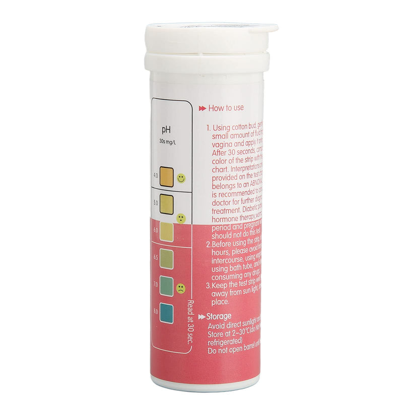 [Australia - AusPower] - Pack of 100 Disposable PH Test Strips for Vaginal Health, PH Test Strips for Women, Monitor Female Vaginal Intimate Health, Prevent Infections, Accurate 