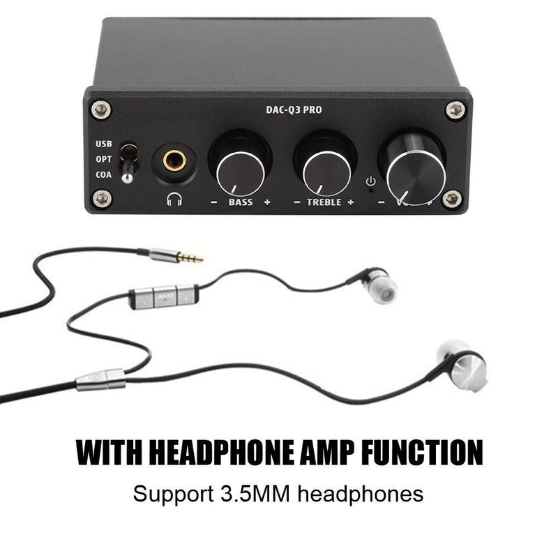 [Australia - AusPower] - Digital to Analog Audio Converter, SPDIF TOSLINK Optical Fiber/Coaxial to Analog L/R RCA + 3.5mm Jack Stereo Adapter DAC Decoder for PS3, for PS4 for Blu-ray Player HDTV DVD Headphone(Black) Black 