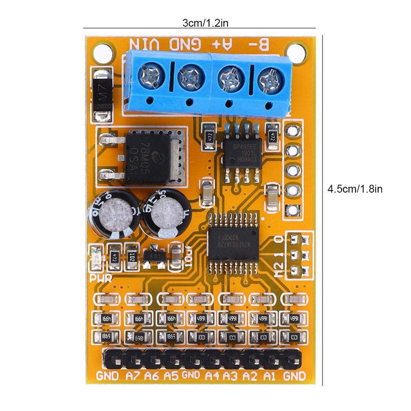 [Australia - AusPower] - 7 Channel Voltage Analog Collector with RS485 Modbus RTU Support 