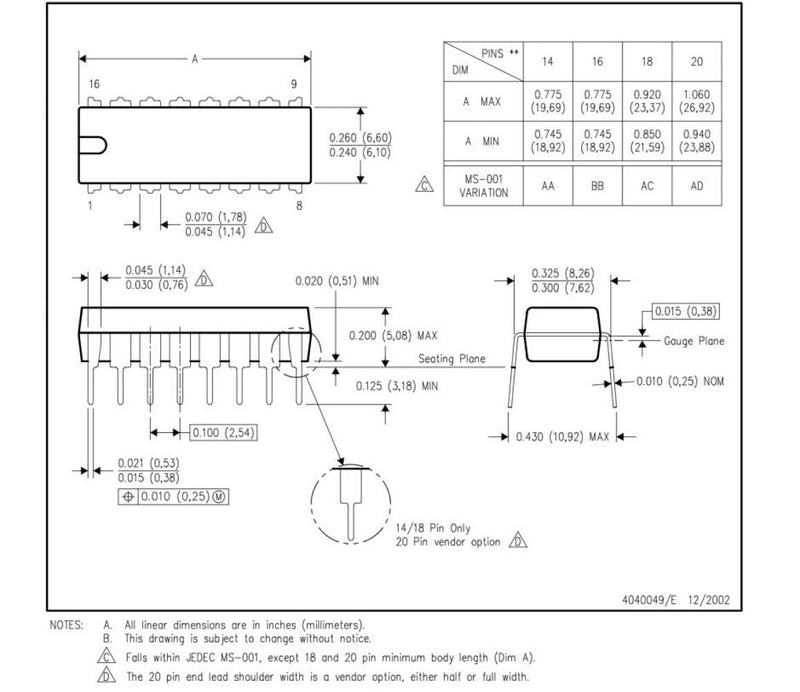 [Australia - AusPower] - 5pcs CD4026BE CD4026 4026 CMOS Decade Counter Divider with Decoded 7-Segment Display Outputs and Display Enable,DIP-16. 