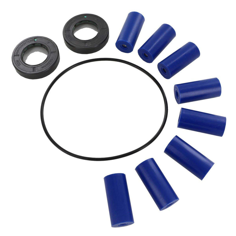 [Australia - AusPower] - Hypro 3430-0381 Super Roller Repair Kit for Hypro 7560 Series 8-Roller Pump, Includes 8 Super Rollers, 1 O-Ring Gasket and 2 Viton Seals, 12 Ounce 