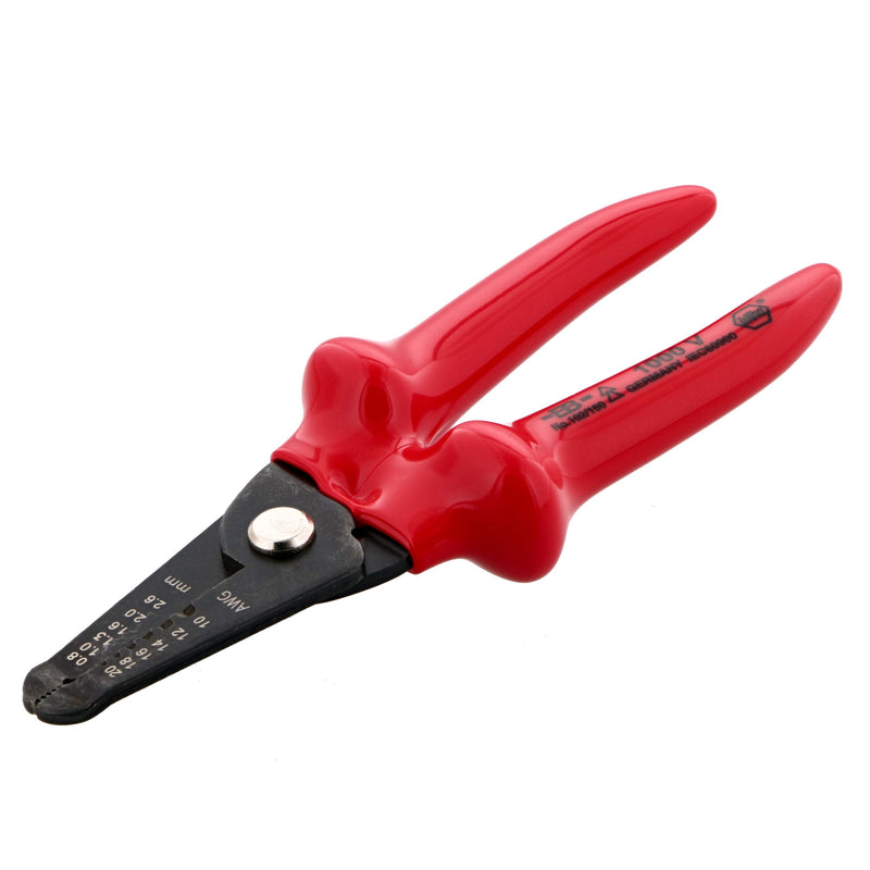 Wiha 10250 Insulated Stripping Pliers, 10–20 AWG, Multi, One Size