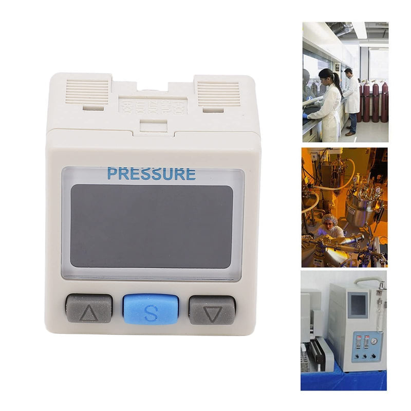 [Australia - AusPower] - Digital Pressure Switch Controller, Air Pressure Regulator Valve Pneumatic Vacuum Digital Controller Swtich 12~24V DC 0-101kPa, RC 1/8in Interface Thread 