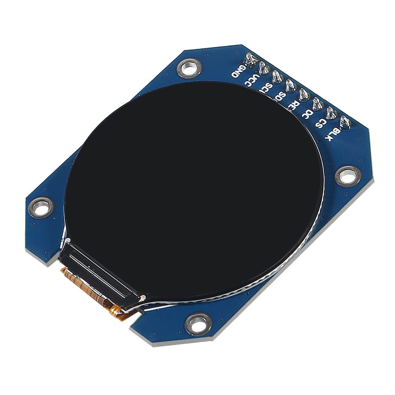 [Australia - AusPower] - 2PCS DC 3.3V 1.28 inch TFT LCD Display Module Round RGB 240 * 240 GC9A01 Driver 4 Wire SPI Interface 240x240 Resolution Adapter PCB for Arduino 