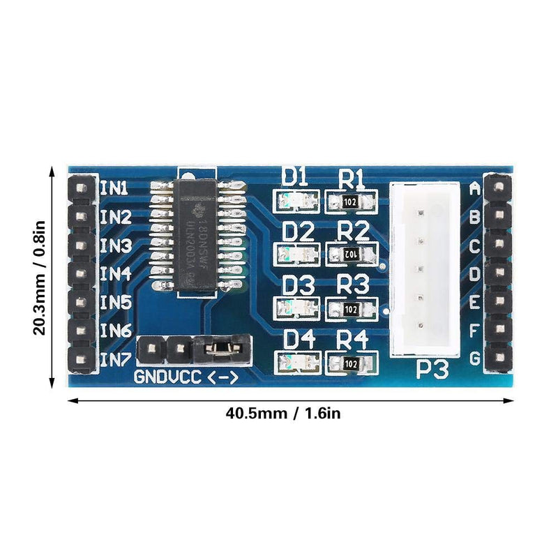 [Australia - AusPower] - 5 Pcs 5-12V ULN2003 Stepper Motor Driver Board Module for 28BYJ-48 Stepper Motor 