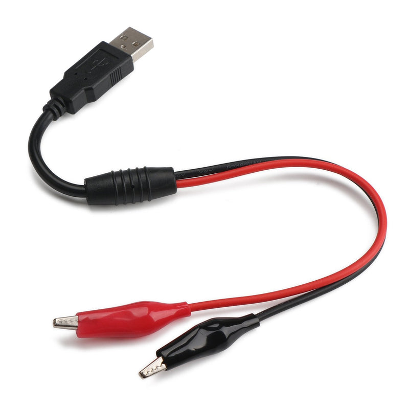 [Australia - AusPower] - DROK USB Tester, USB-A USB-C 2.0 Multimeter Dual USB Ports PD QC 3.0 Battery Charger Monitor, Copper Alligator Clips with Wire Female and Male USB Connector Test Leads for Testing Circuit 2x18AWG 3-5A 