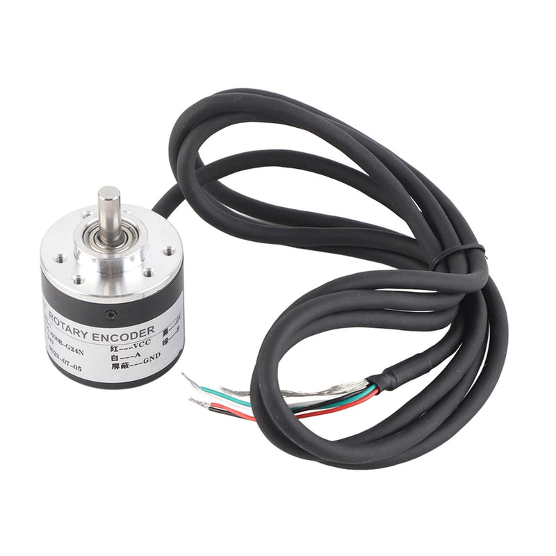 [Australia - AusPower] - 2Pcs Encoder 600 P/R Photoelectric Incremental Encoder 5 V-24 V AB 2-Phases Shaft 6 Mm 