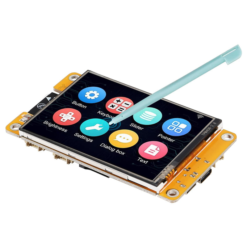 AITRIP Pack of 2 ESP32 Display, ESP32 Development Board ESP32 Development Board WiFi Bluetooth 2.8 Inch 240 x 320 ESP32 Display TFT Module Touchscreen Compatible with Arduino