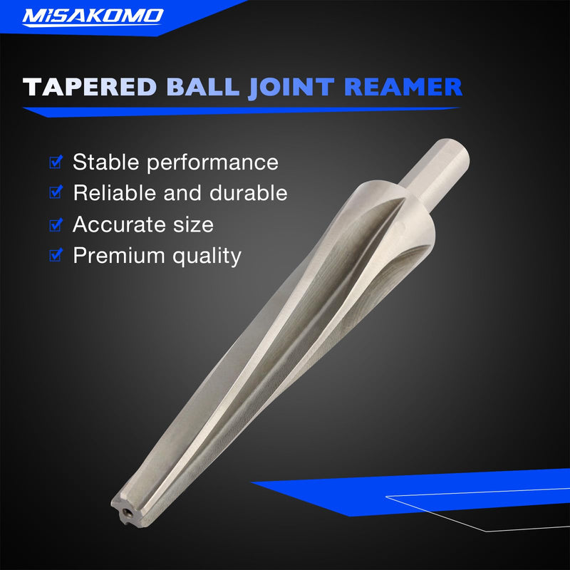 [Australia - AusPower] - 7 Degree Tapered Ball Joint Reamer, High-Speed Tool Steel Tapered Reamer Tie Rod for 1-1/2" Per Foot 