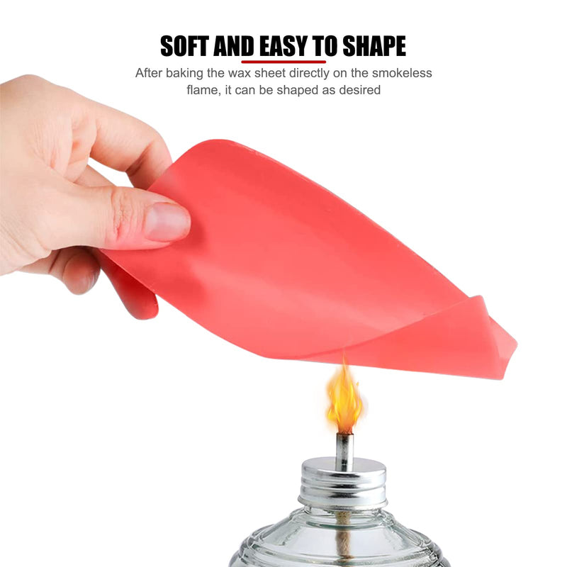 [Australia - AusPower] - Base Plate Wax, Pack of 10, Red Use Bite Wax, Denture Casting Wax Sheet for Modelling Jewellery Carvings, Laboratory Equipment (1.3 mm (10 mm) 1.3mm(10块装） 