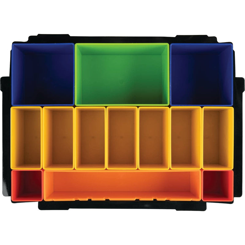 Makita P-83652 MAKPAC Interlocking Case Insert Tray with Colored Compartments and Foam Lid
